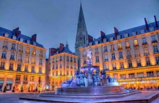 Terrasse Royale Au Coeur De Nantes Lejlighed Eksteriør billede